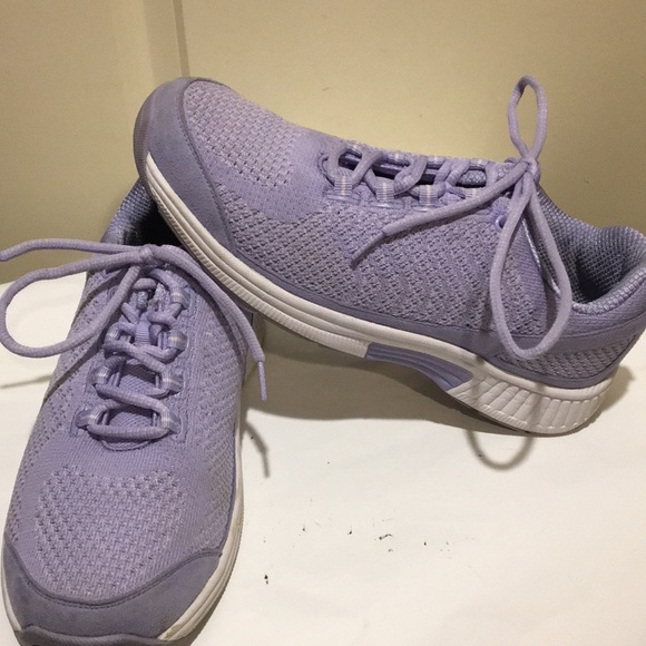 Orthofeet women lace up Supportive comfy Sneakers shoes size 8.5 wide lavender - Picture 4 of 15